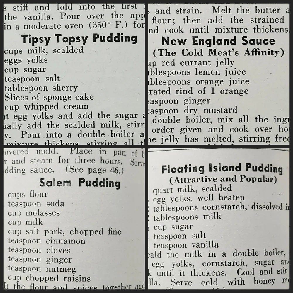 Vintage 1936 New England Cook Book – Wooden Cover Hinges – 300 Regional Recipes - Picture 7 of 14